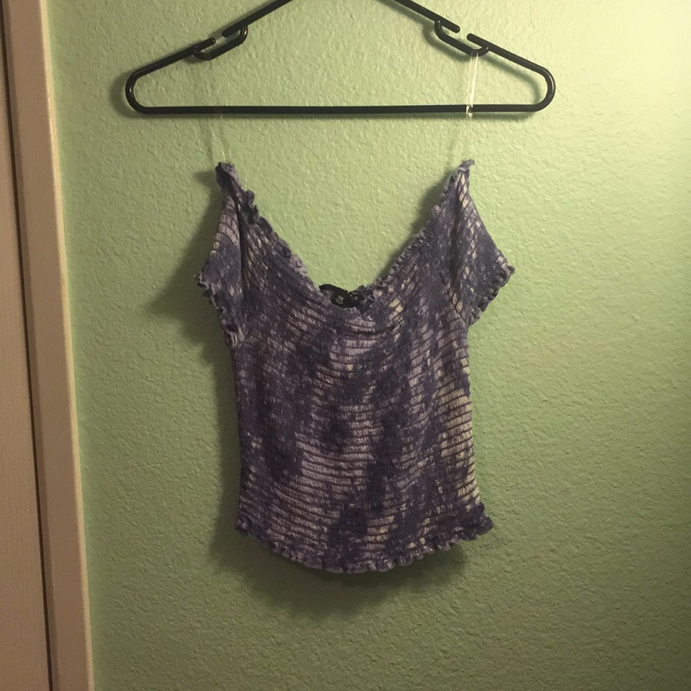 Purple off the shoulder top